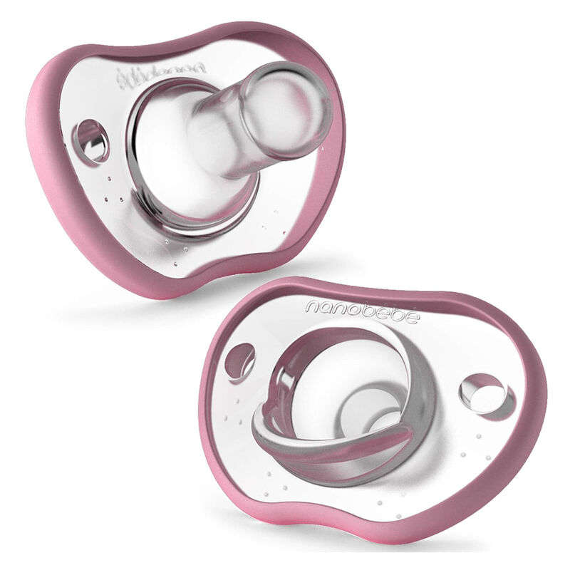 Chup&oacute;n Flexy Nanob&eacute;b&eacute; 0-3m 4pz Rosa Blanco image number null