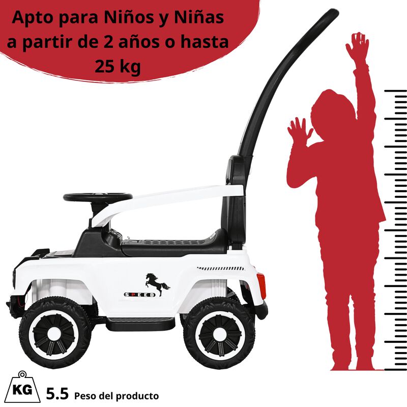 Montable El&eacute;ctrico para Ni&ntilde;os H&iacute;brido con Bast&oacute;... image number null