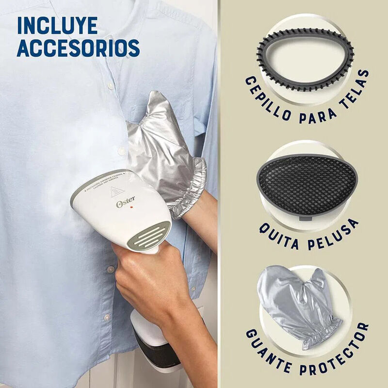 Vaporizador de Mano Plegable Blanco y Cobre Ost... image number null