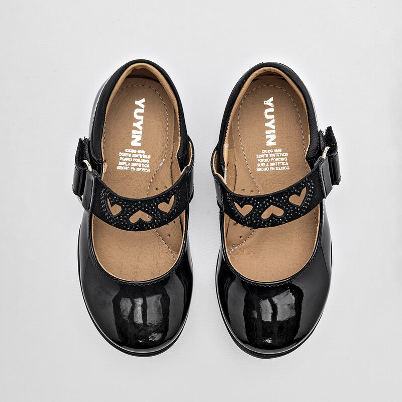 Yuyin Zapato para ni&ntilde;a negro charol image number null