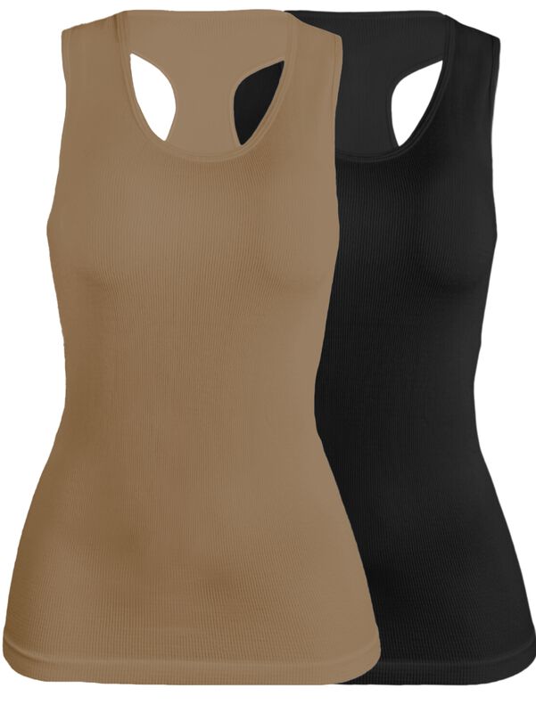 Set De 2 Blusas Camiseta Para Dama Bl-1007 Surt... image number null