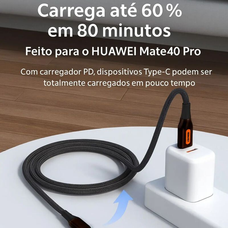 Awei Cl-125t Cable De Carga Tipo C A Tipo C (ne... image number null