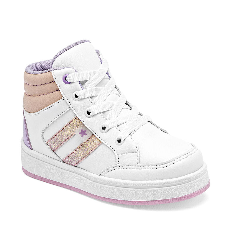 Moramora tenis para BEB&Eacute; blanco rosa lila cod 1... image number null