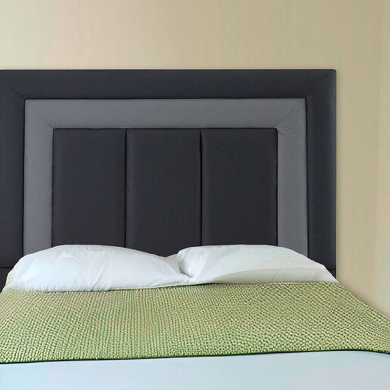 Cabecera Matrimonial Dicasa Vento Negro-Oxford image number null