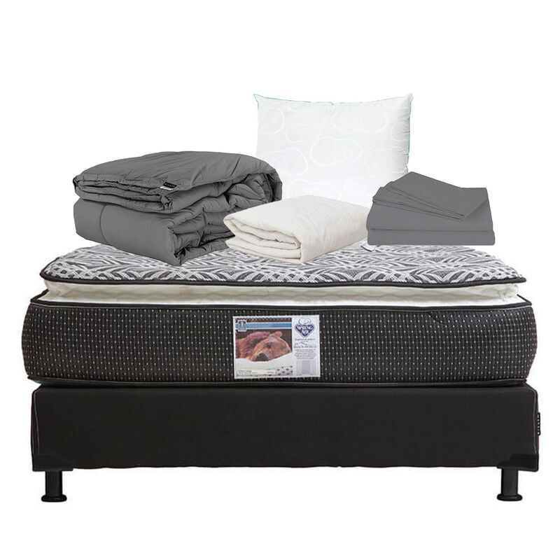 Colch&oacute;n Matrimonial Spring Air Omega + Almohada... image number null