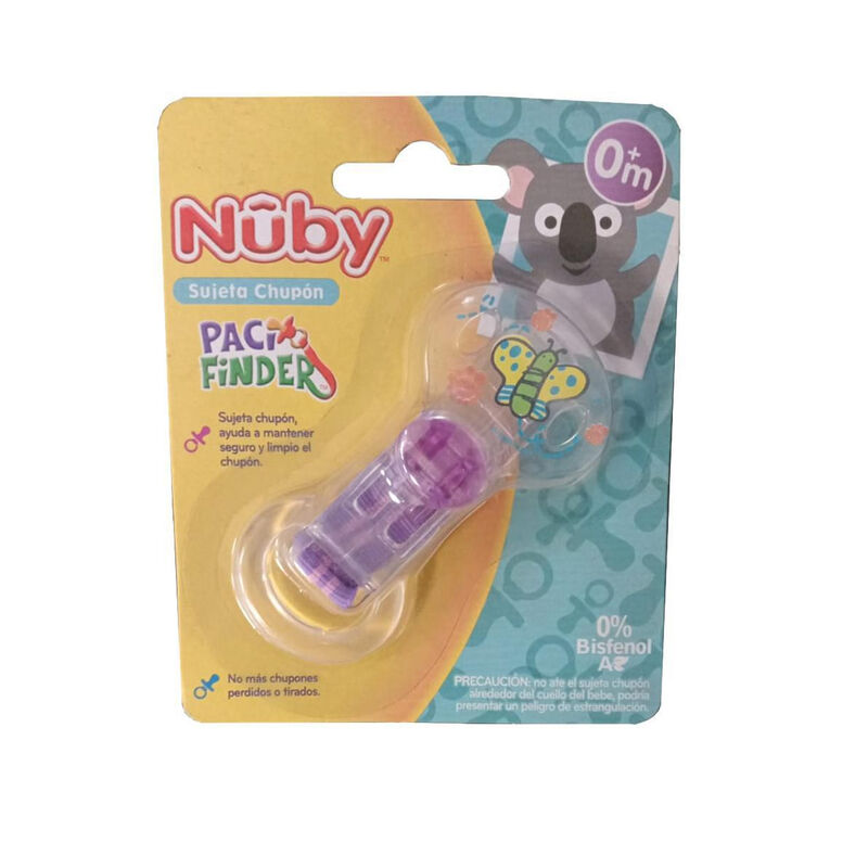Sujeta Chup&oacute;n Paci Finder Nuby Mariposa image number null