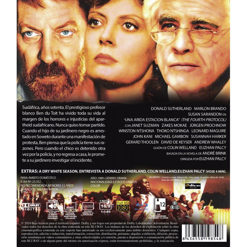 Una &Aacute;rida Estaci&oacute;n Blanca [blu-ray] (1989) A Dr... image number null