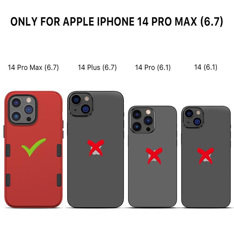 Funda MYBAT Tuff Subs para iPhone 14 PRO MAX Ro... image number null