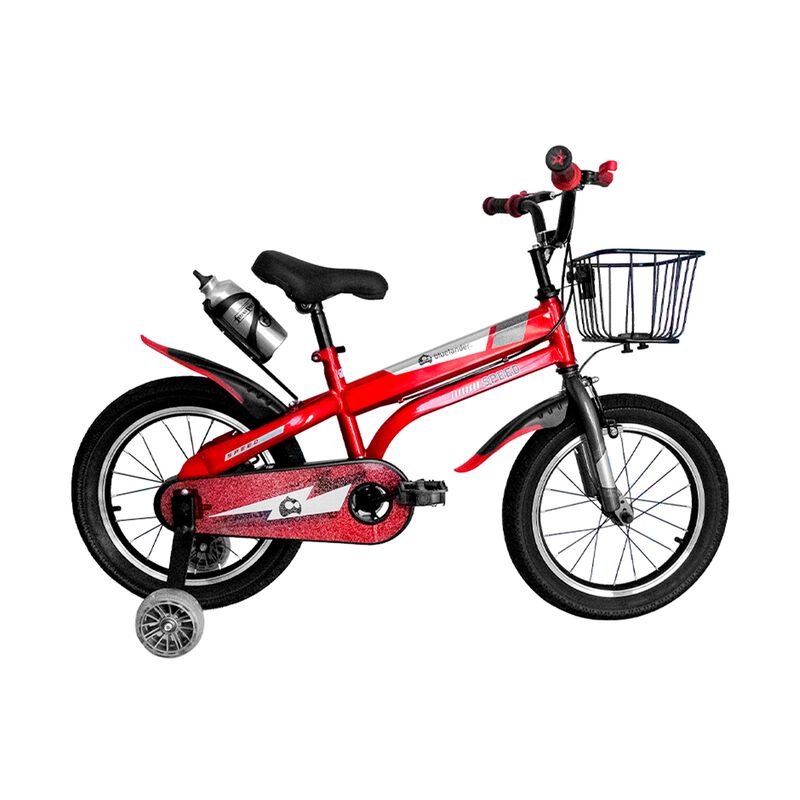 Bicicleta Infantil R16 Rojo con Ruedas de Entre... image number null