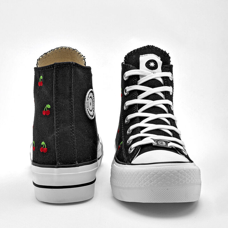 Moramora Tenis urbano para mujer negro image number null