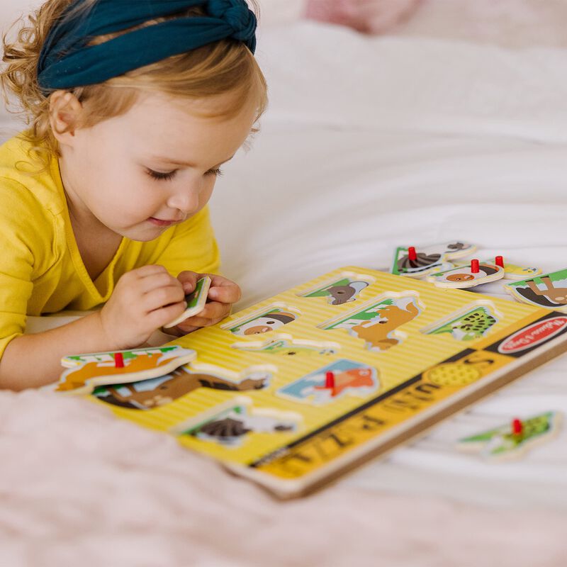 Puzle Melissa & Doug Pets Sound De Madera, 8 Pi... image number null