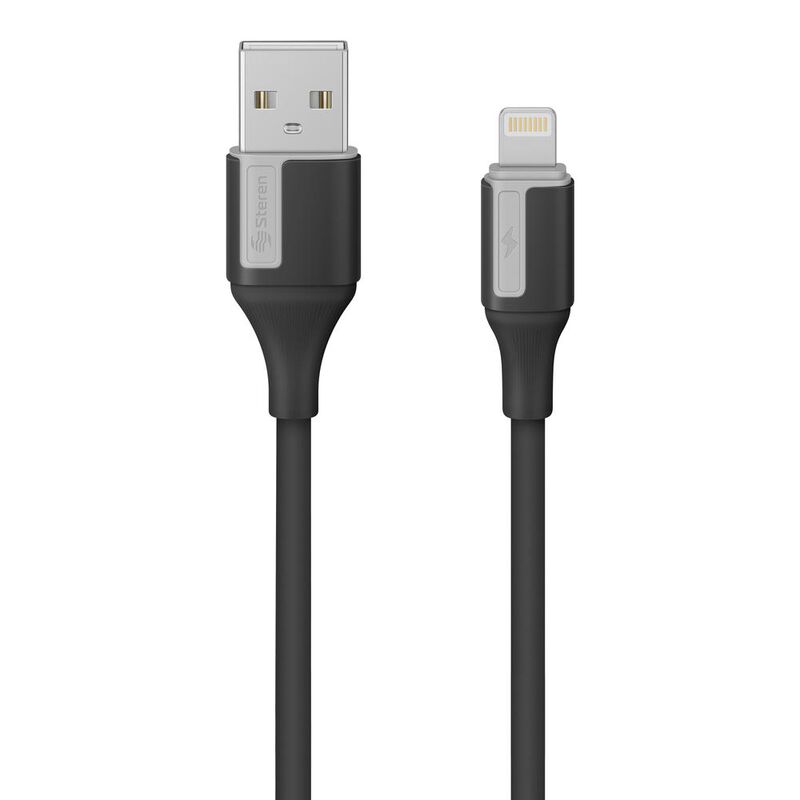 Steren Cable Usb A Lightning De 2 M 30 W Color ... image number null