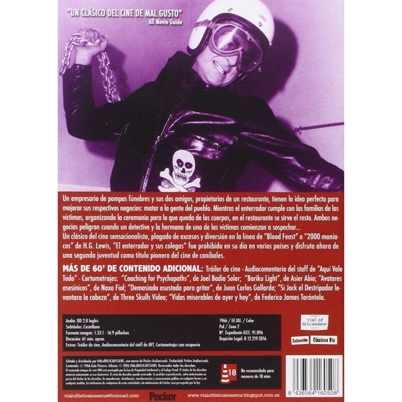 EL ENTERRADOR Y SUS COLEGAS (DVD) image number null
