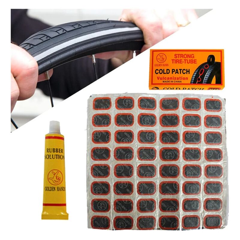 Parches Vulcanizados C&aacute;mara Bicicleta 48 Pzas C... image number null