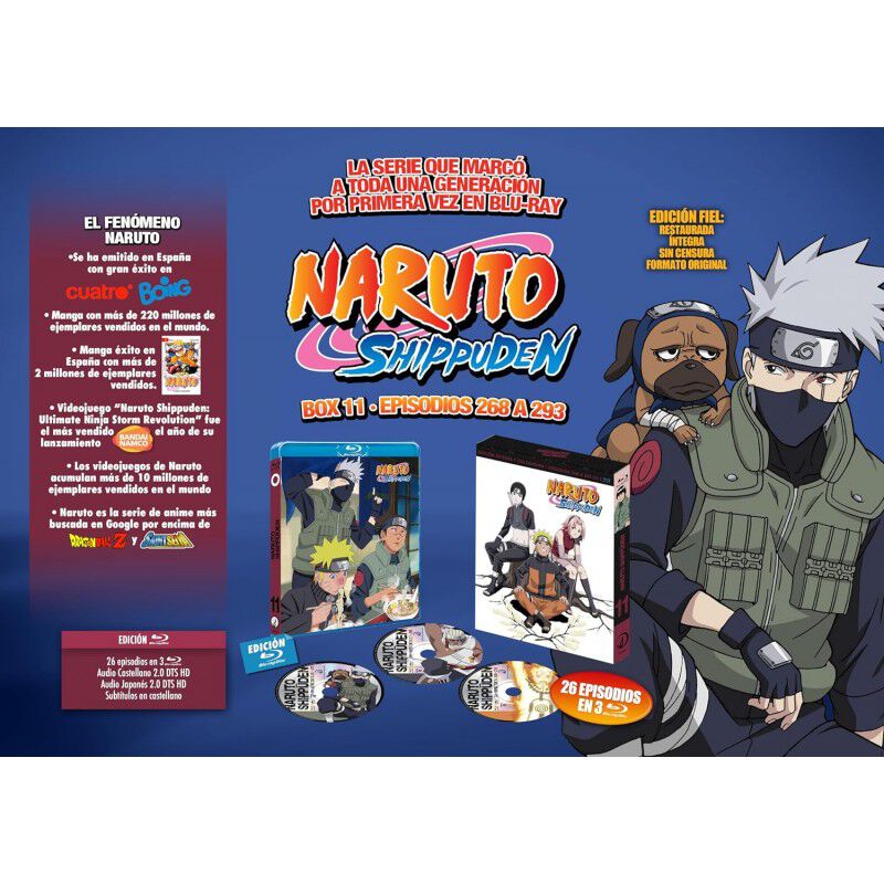 Naruto Shippuden Caja 11 (episodios 268 Al 295)... image number null