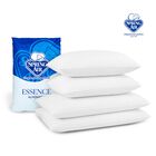 Spring Air Pack 2 Almohadas Estándar + 2 Queen Size Essence Peach Feel, Soporte Perfecto Cabeza y Cuello, Anti Ácaros e Hipoalergénico