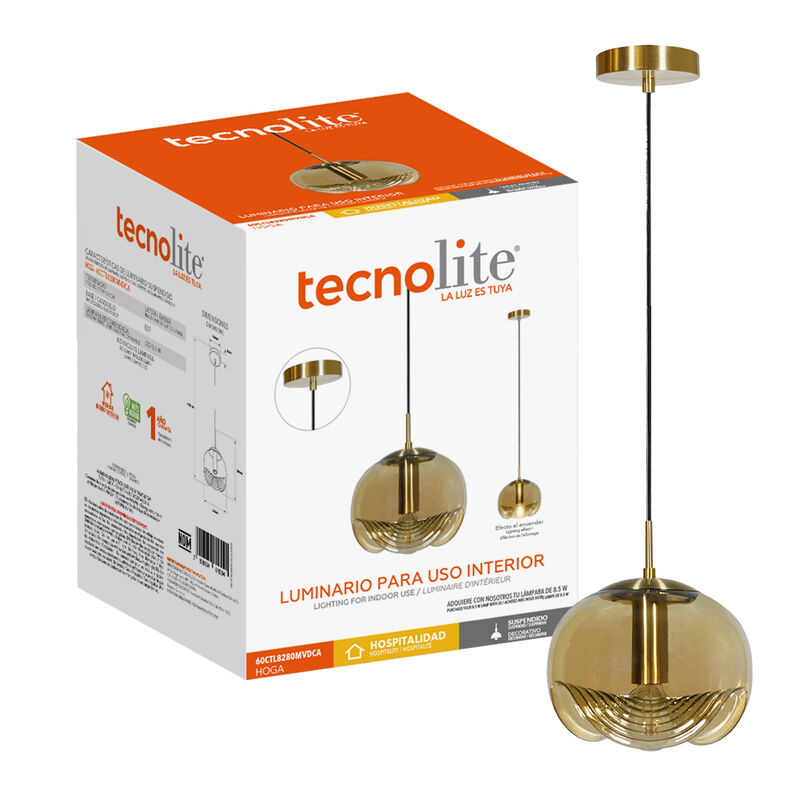 L&aacute;mpara Colgante de Cristal 1.50 m de Altura, P... image number null