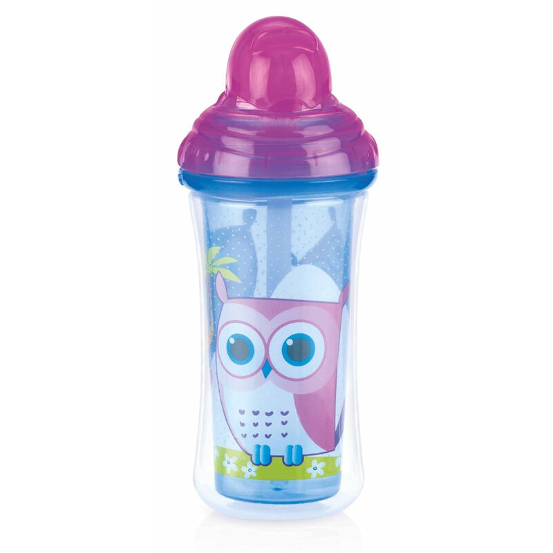 Vaso T&eacute;rmico Clik-it Popote Nuby 9oz B&uacute;hos image number null