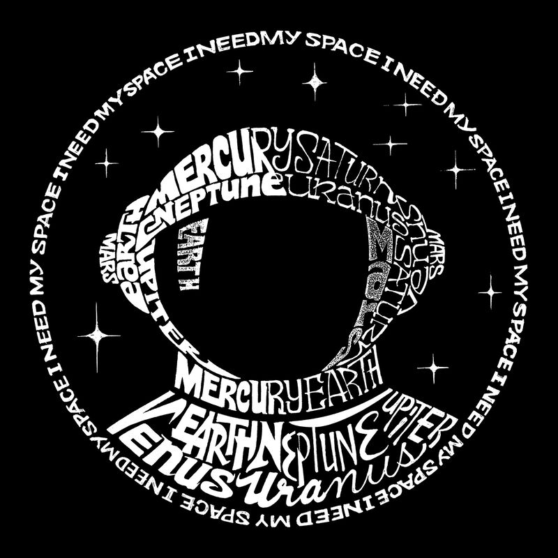 Camiseta Word Art Para Ni&ntilde;o - Necesito Mi Espac... image number null