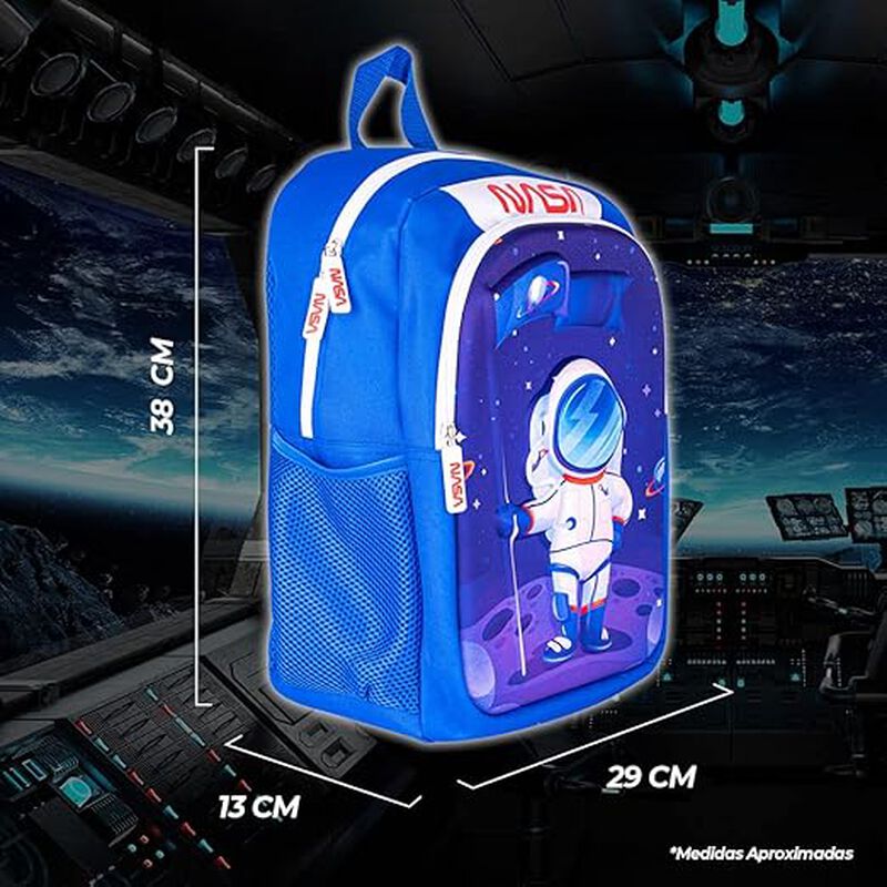 TechZone Mochila Escolar NASA Astronauta 3D con... image number null