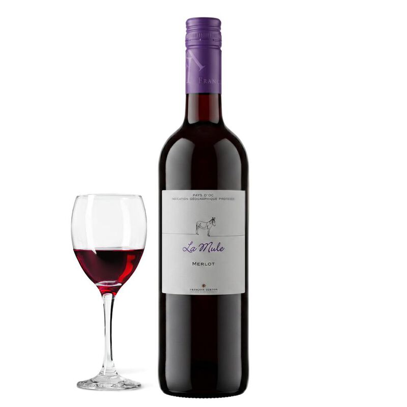 Vino Tinto La Mule Pays D'oc Merlot Francois Lu... image number null