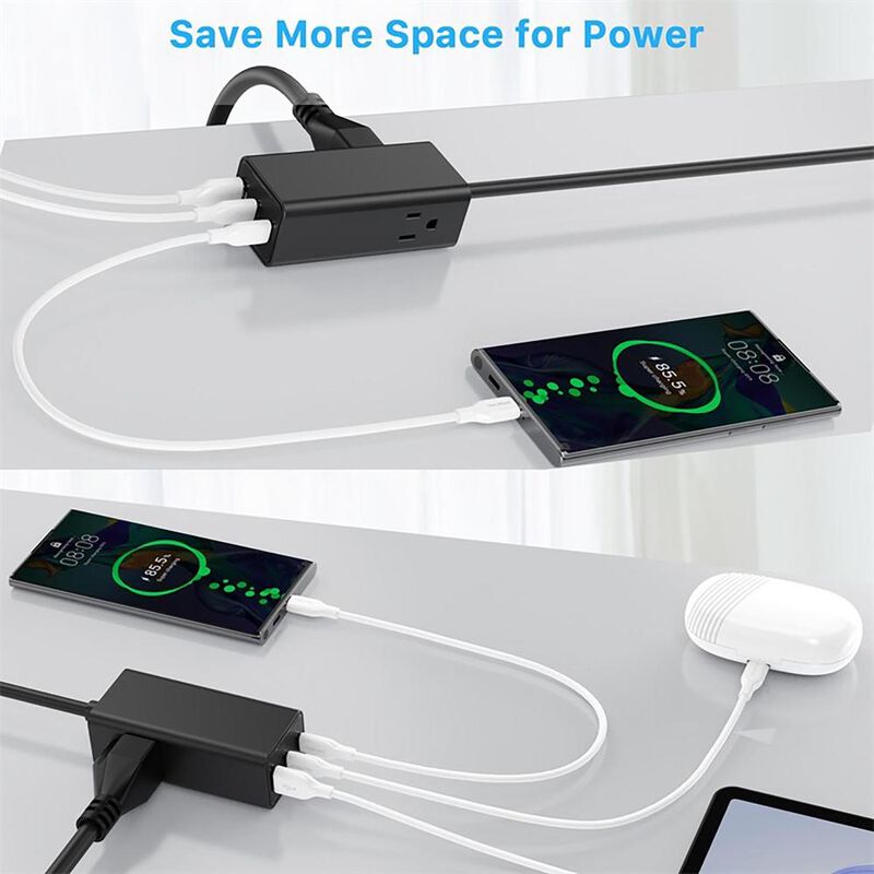 Cargador Ac Mybat 30w Universal Usb-c Usb-a Hub... image number null