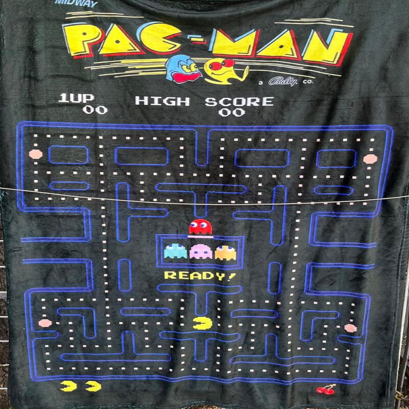 Exclusiva! Cobija Frazada Ultra Suave Pac-Man P... image number null