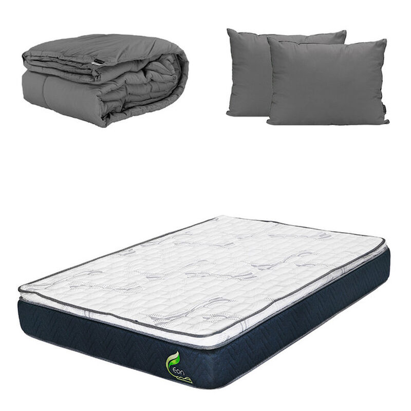 Colch&oacute;n Matrimonial Eon + Almohada 2Pack + Edre... image number null