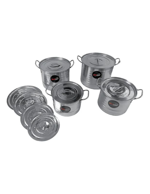 Set 4 Ollas Hot Spot Z333 Con Tapa Y Discos Vap... image number null