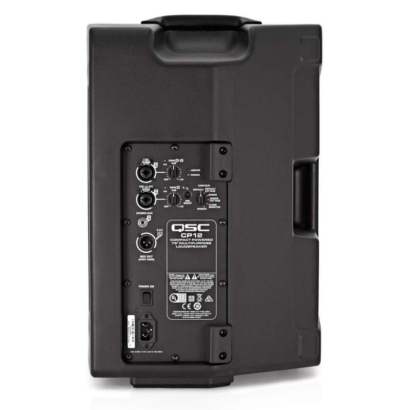 Qsc Cp12 Bocina Activa 12 2 vias 1000w Color ne... image number null