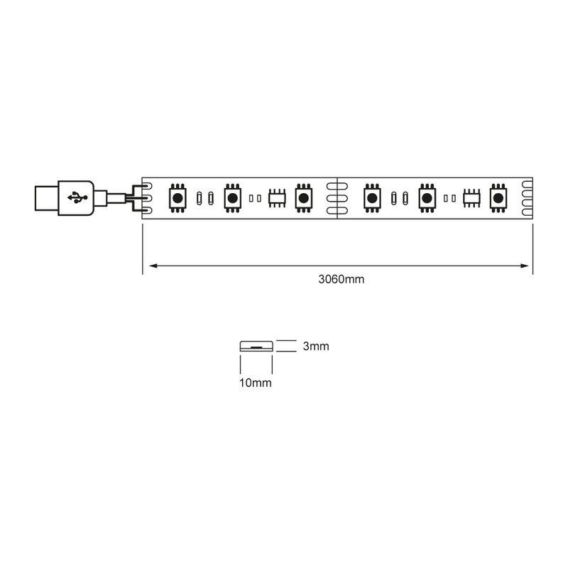 Kit Tira LED para TV Inmersi&oacute;n Inteligente Wi-F... image number null