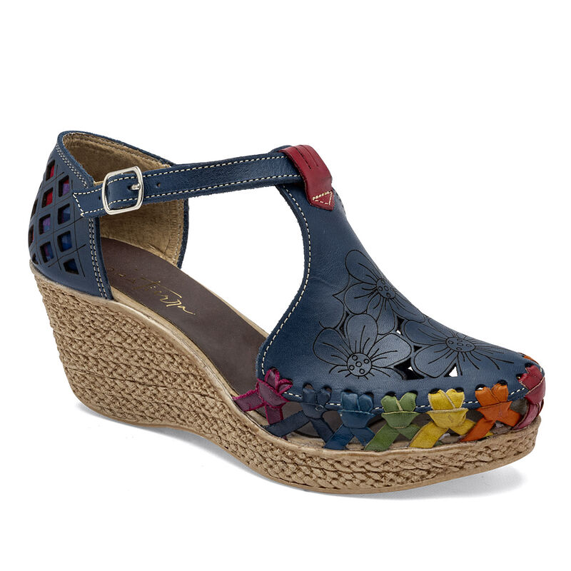Mora Tierra Zapatos para mujer azul multicolor image number null