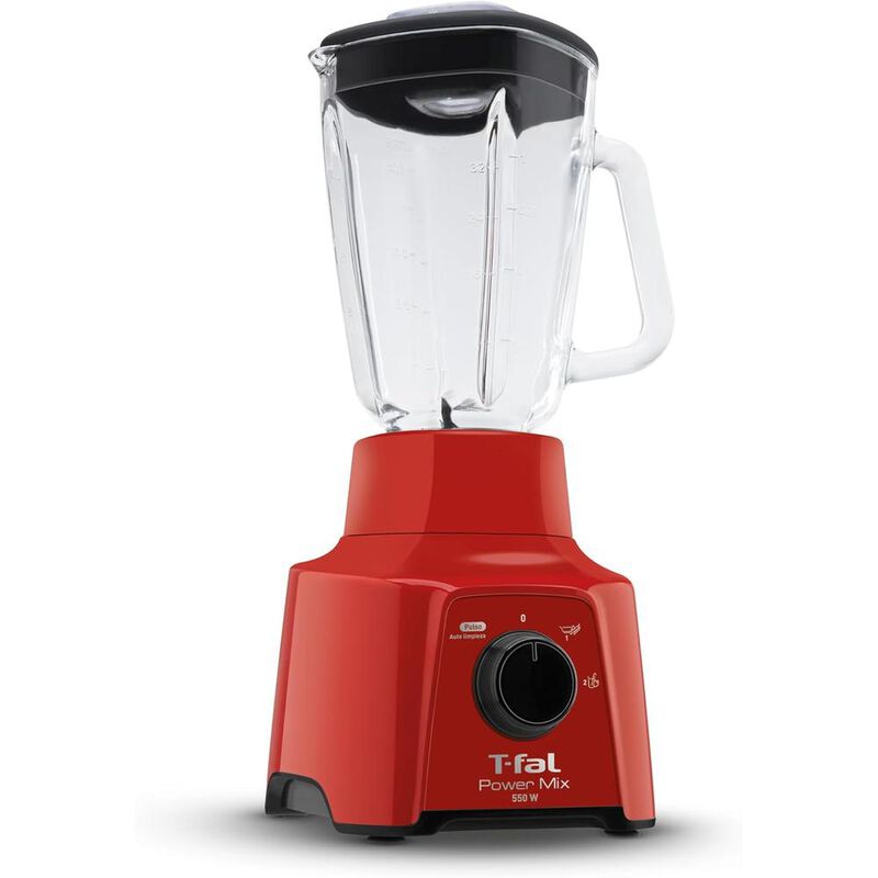 Licuadora T-fal Power Mix 1.25l Vidrio Rojo image number null
