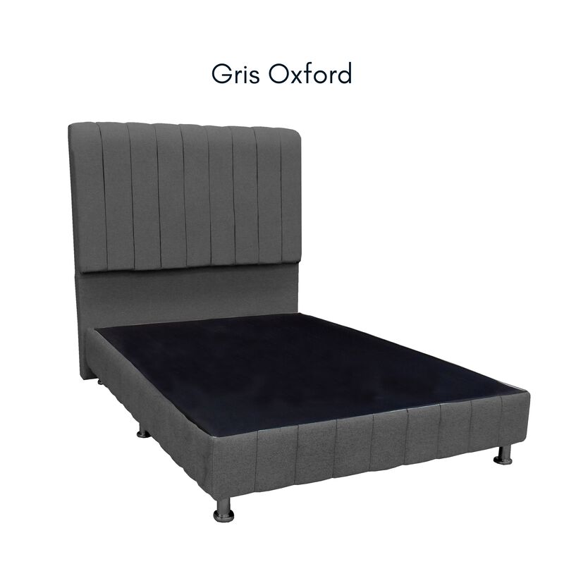 Combo Parma Matrimonial Gris Oxford image number null