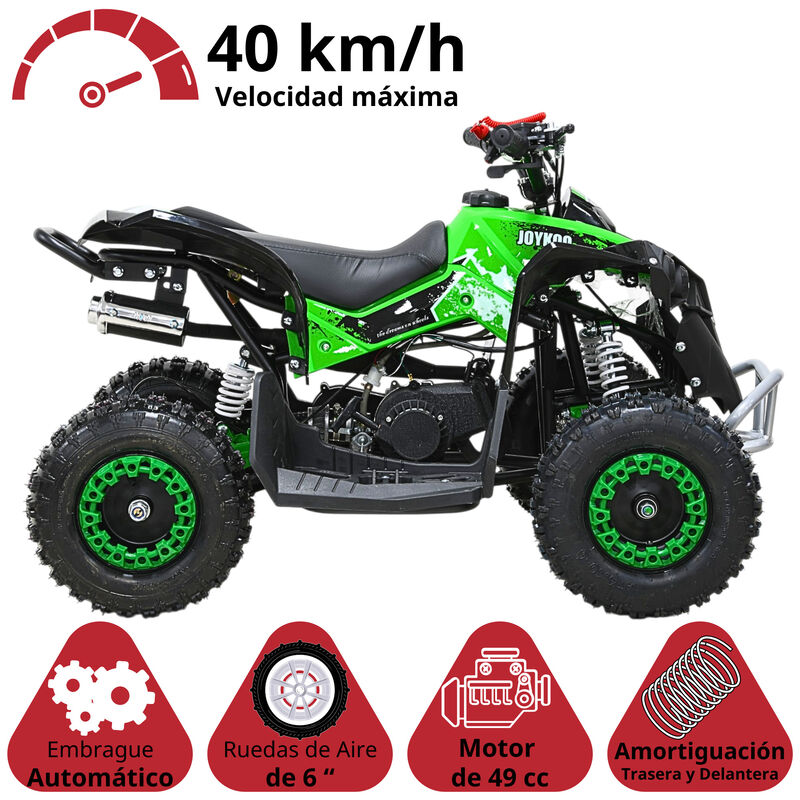 Cuatrimoto Montable Atv Para Ni&ntilde;os Motor A Gaso... image number null
