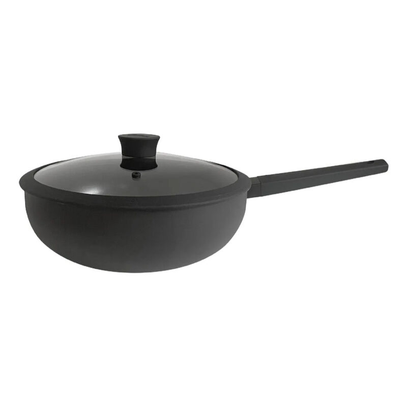 Sart&eacute;n Wok Hudson 28cm de Aluminio C/mango Y Ta... image number null