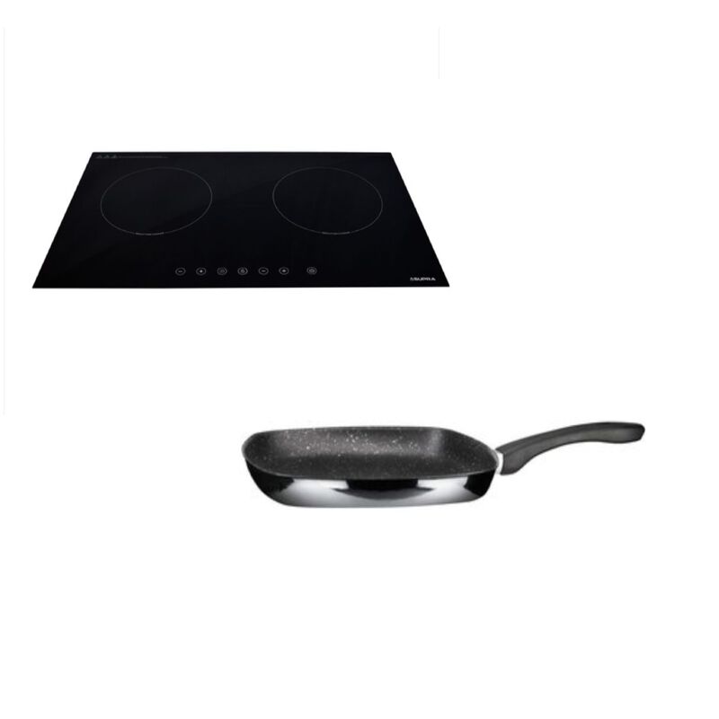 Parrilla de Inducci&oacute;n DUE-E Empotre 2Q Cristal ... image number null