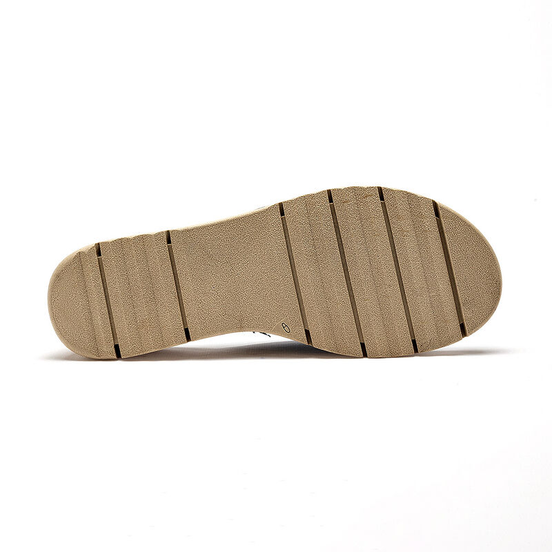 Mora Tierra sandalia cu&ntilde;a para mujer negro mult... image number null