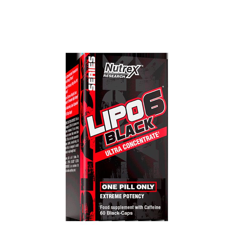 Lipo 6 Black Ultra Concentrate Nutrex 60 Caps. image number null