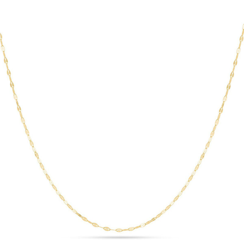 Cadena De Oro Amarillo 14K (Mirror Twisted) (50... image number null
