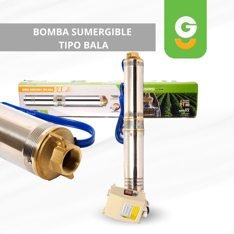 Igoto Tba51 Bomba Sumergible Tipo Bala 3/4 Hp image number null