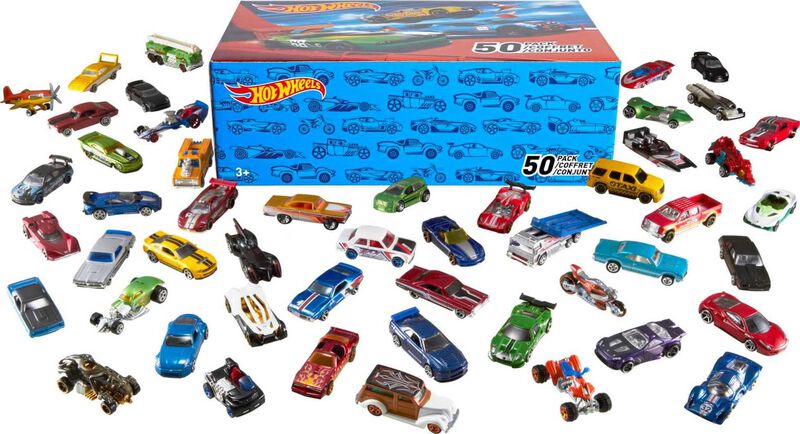 Toy Trucks & Cars Hot Wheels, Paquete De 50 Uni... image number null