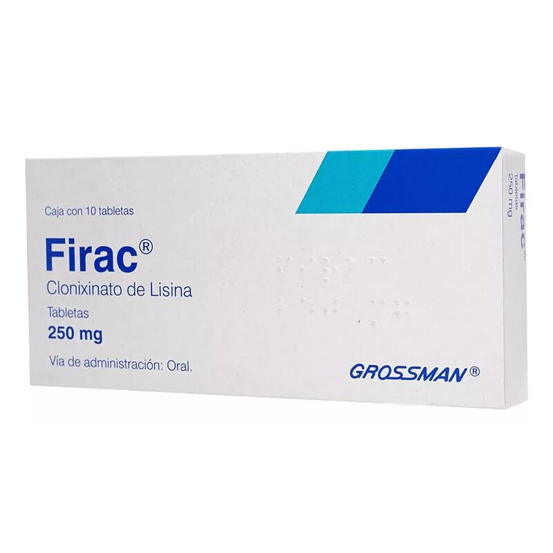 Firac Tabletas 250 Mg, 10 Tabletas image number null