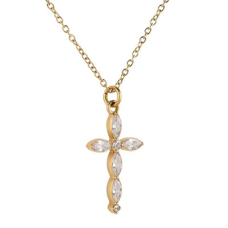 Collar Nari Luckyly Collares Para Mujer De Cruz... image number null