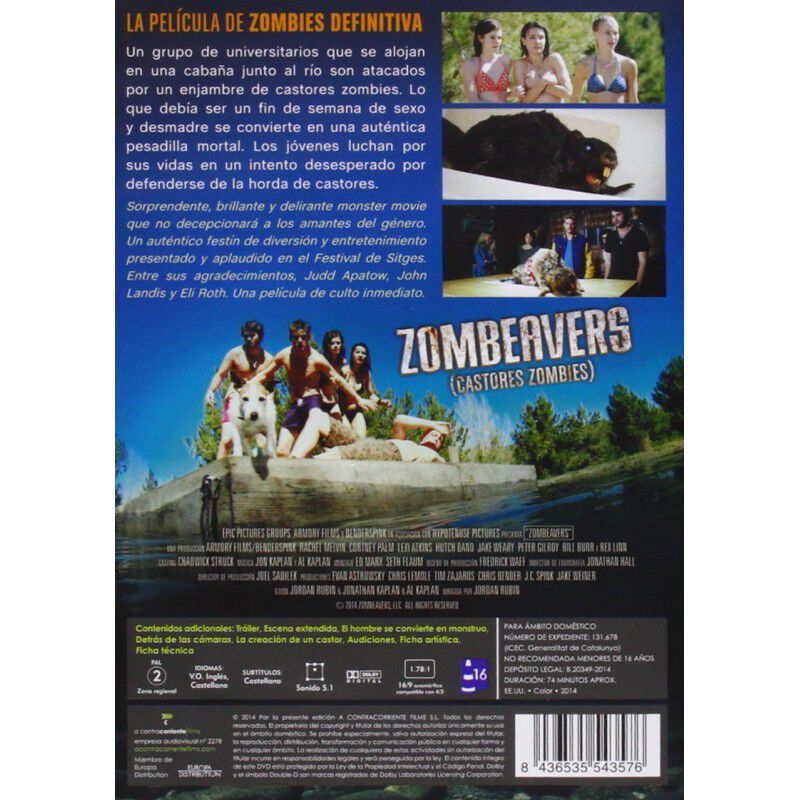 Zombeavers (castores Zombis) (dvd.) image number null