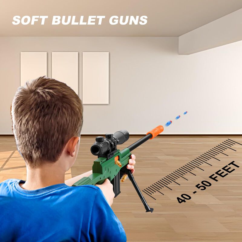 Fusil De Francotirador Toy Gun Kyliandi Soft Bu... image number null
