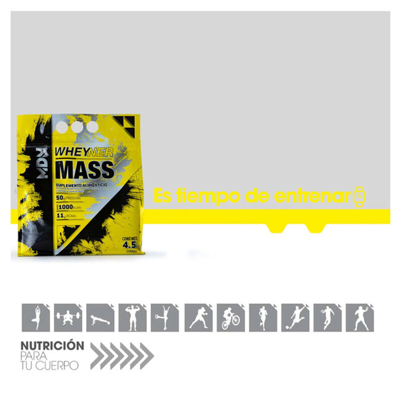 Prote&iacute;na Ganador De Peso Wheyner Mass Mdn Sport... image number null