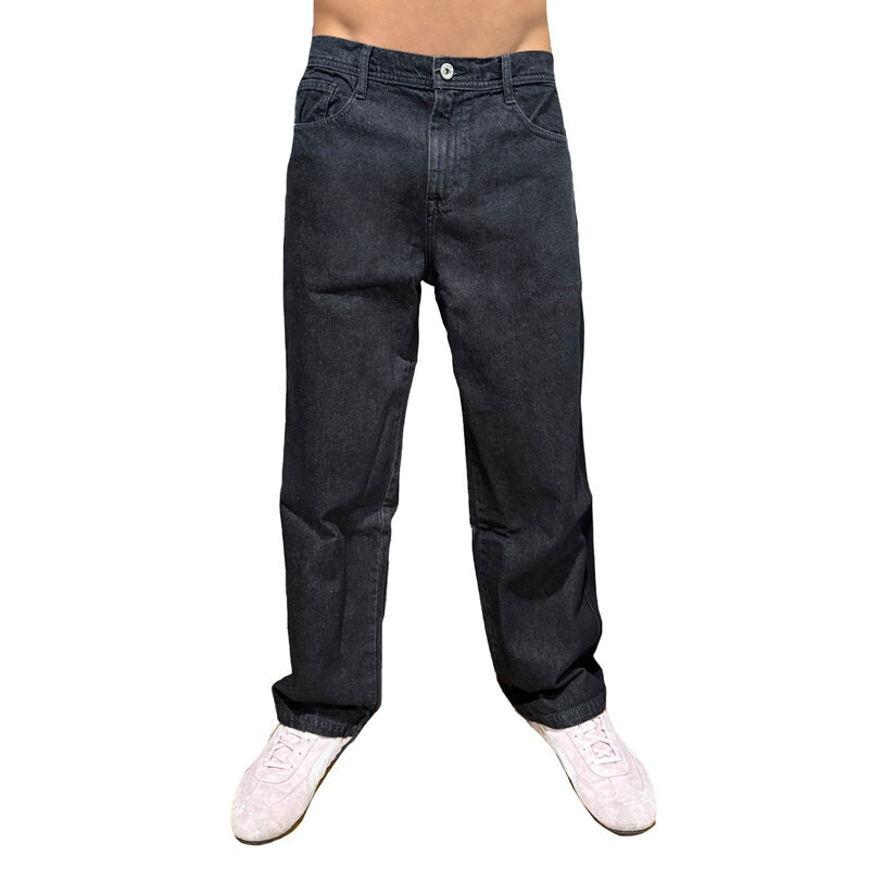 Jeans De Pierna Recta Color Negro image number null