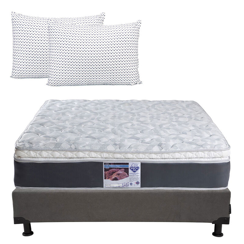 Colchón Queen Size Spring Air Marte+Almohada Di... image number null