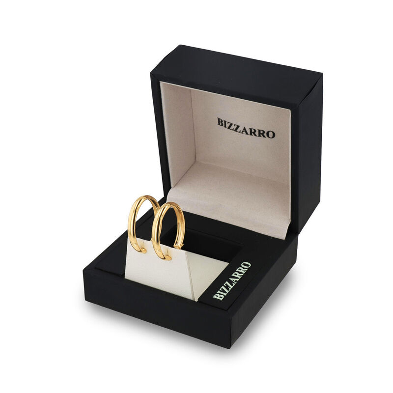 Arracadas Ovaladas Oro 10k 20x23mm | Encanto Fi... image number null